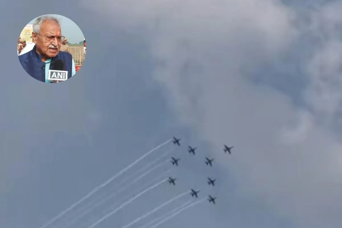 meerut air show surya kiran hawk mk 132 what mp laxmikant vajpayee say