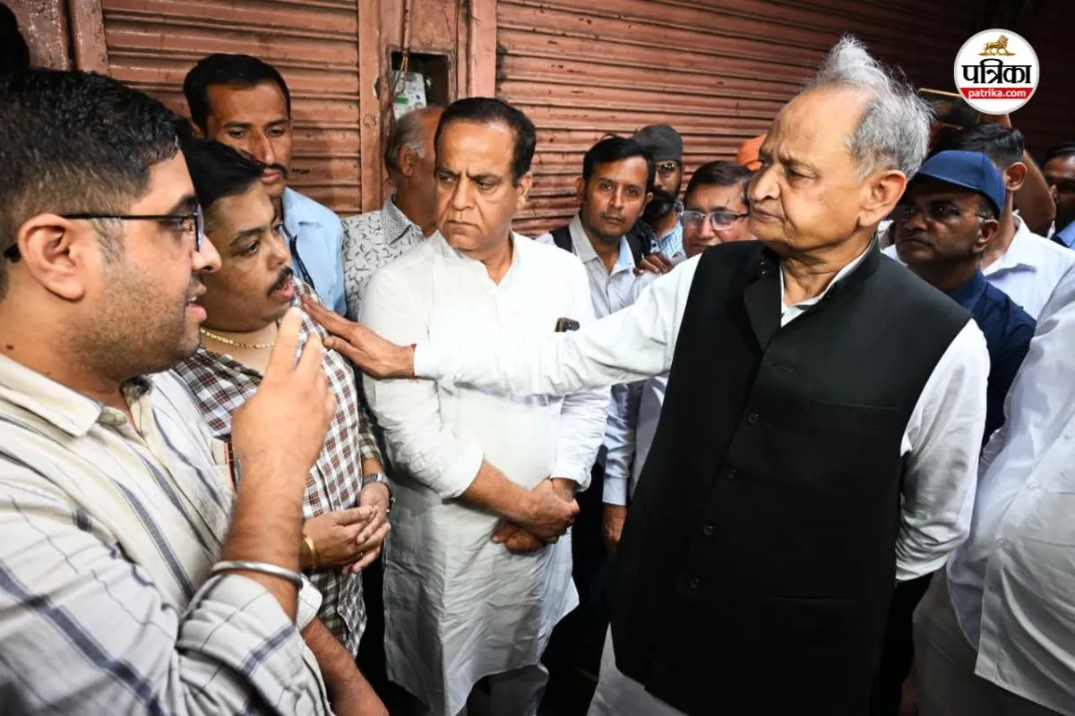 ashok gehlot visit image