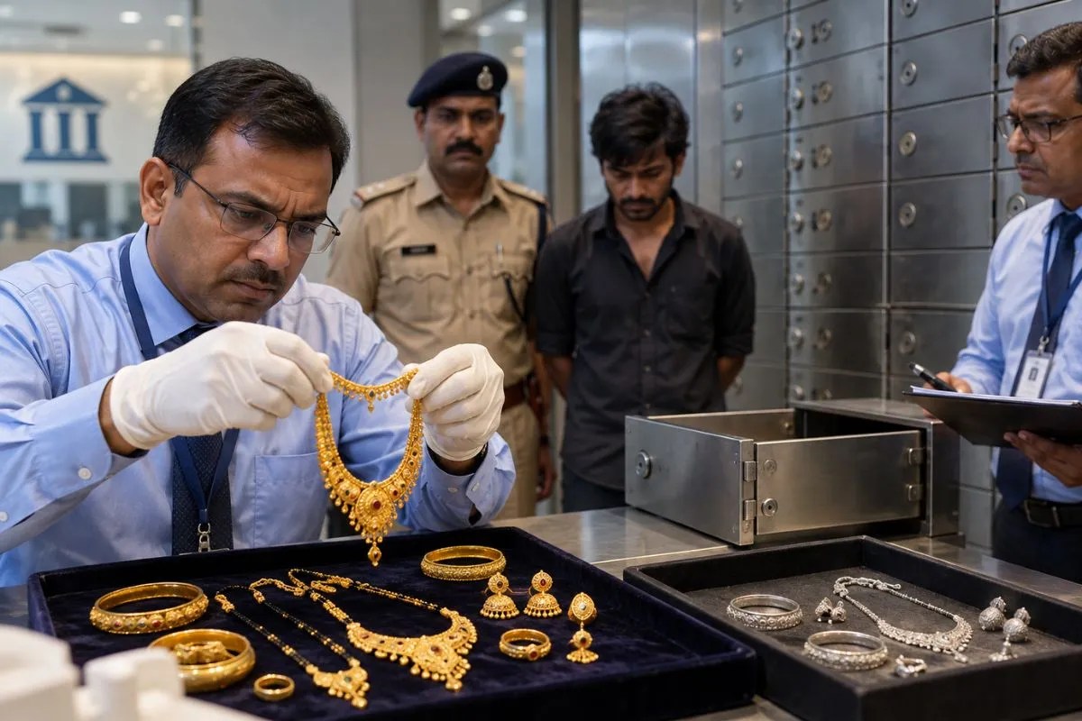Bank Locker Gold Theft