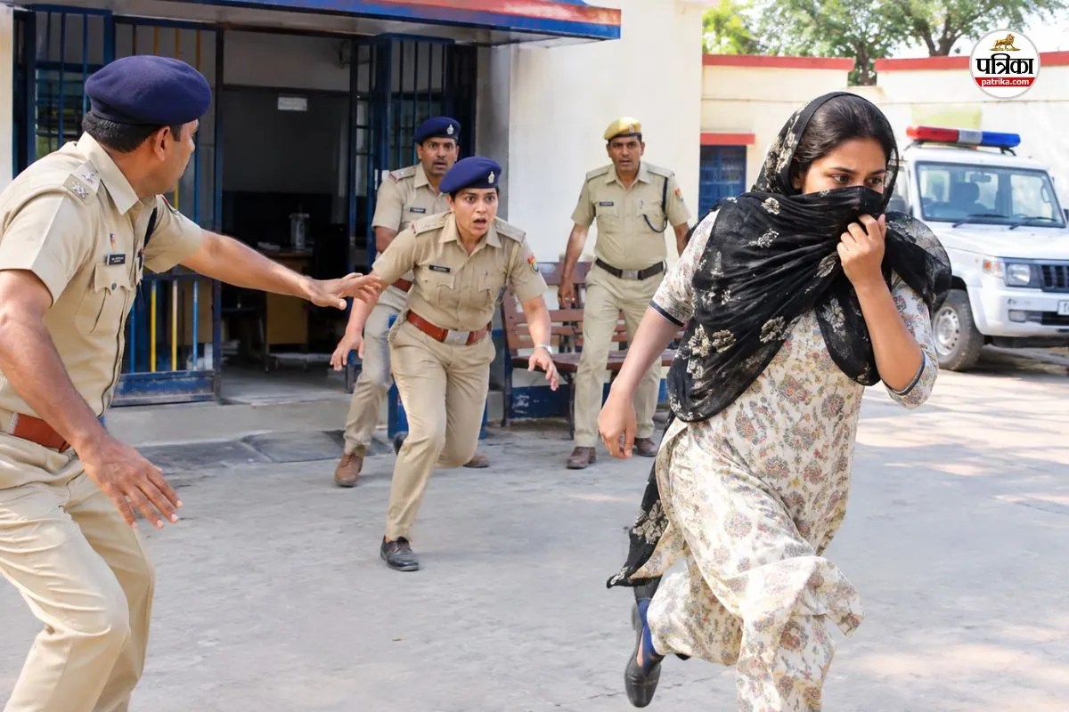 rajasthan accused woman absconds gudamalani police station department stir