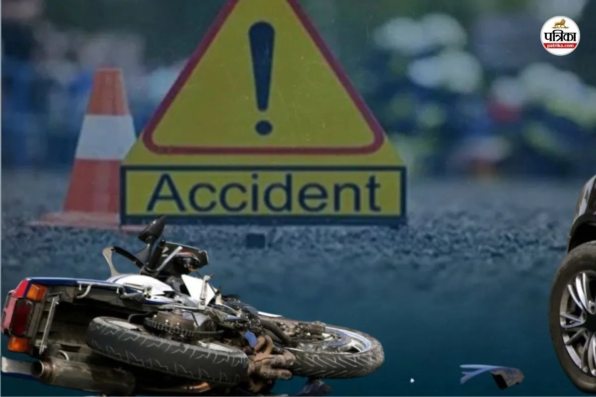 bharatpur horrific accident father death daughter seriously injured