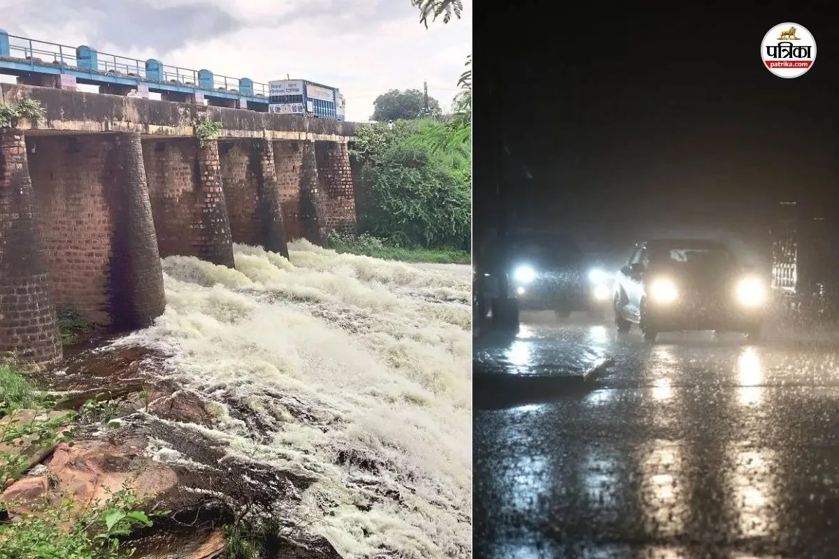 Bharatpur Rain : भरतपुर संभाग में बीते 2 दिन से मूसलाधार बारिश, बारैठा बांध के 2 गेट खुले, गांवों में कराई गई मुनादी