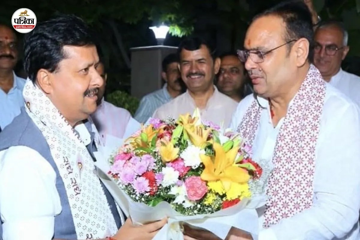 bjp national president nitin naveen jaipur visit panchayat polls 2026