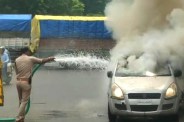 Moving Car Fire