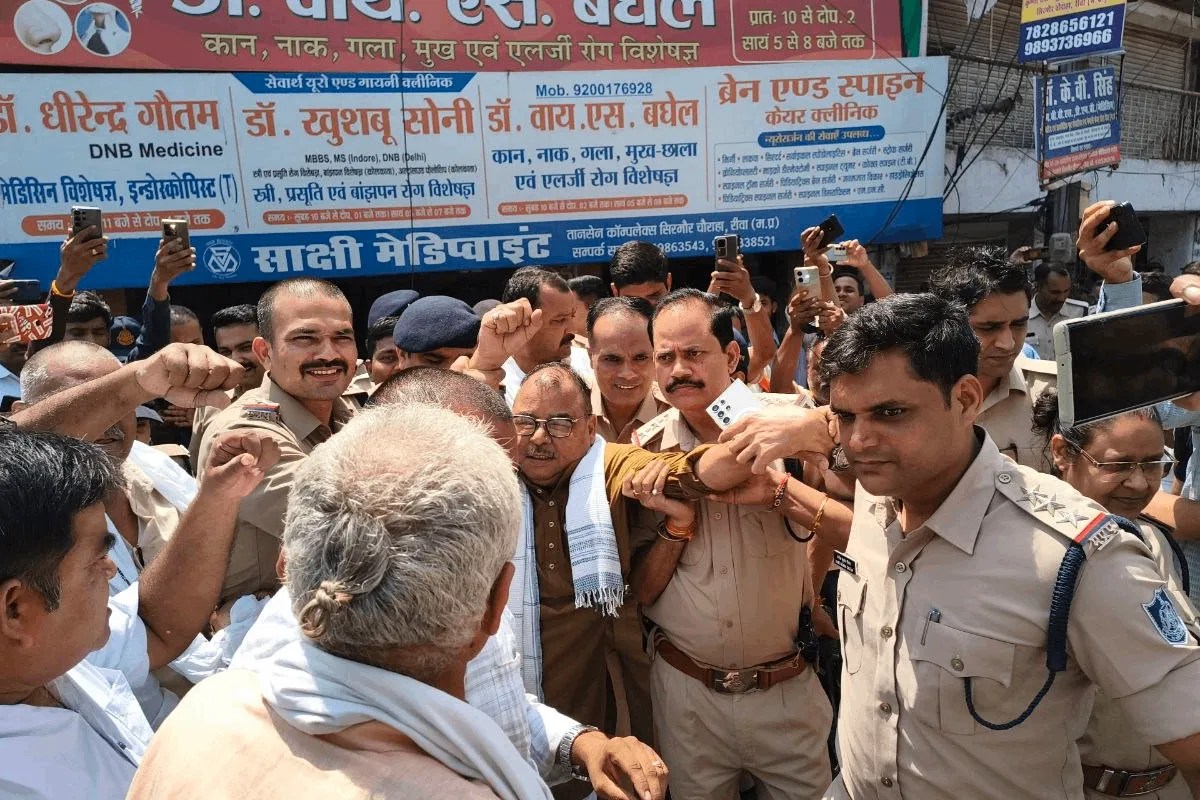 congress mla abhay mishra arrested again kalpana mishra case