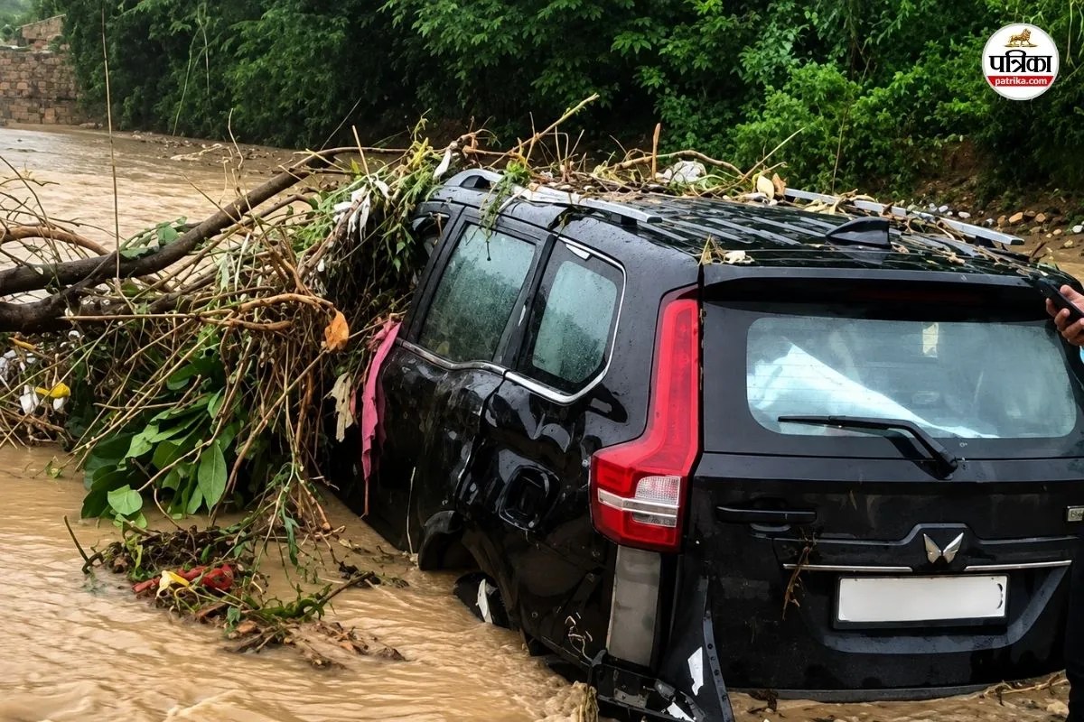 dehradun rain accident jaipur students killed suv floodwater