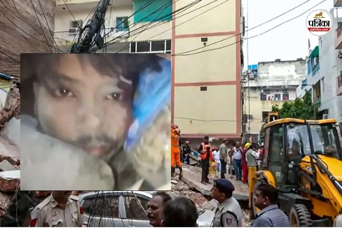 delhi building collapse