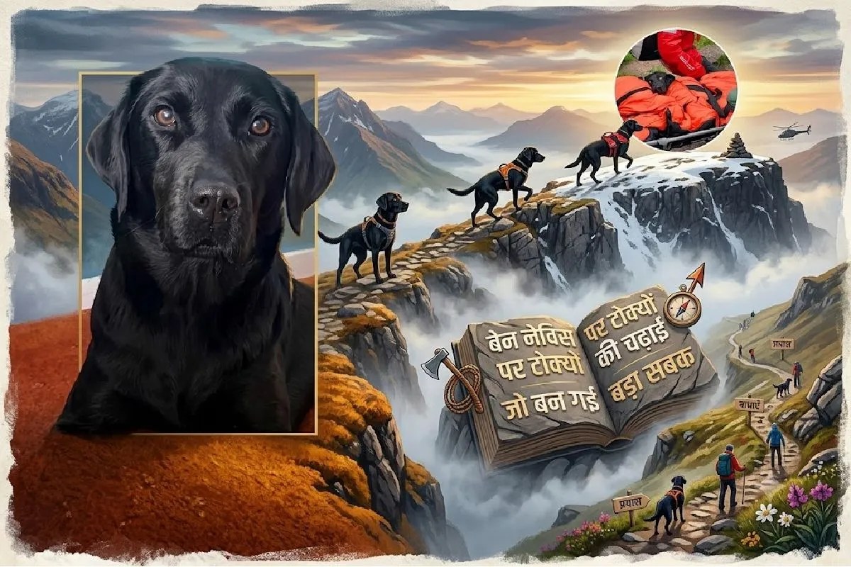dog mountain rescue viral story