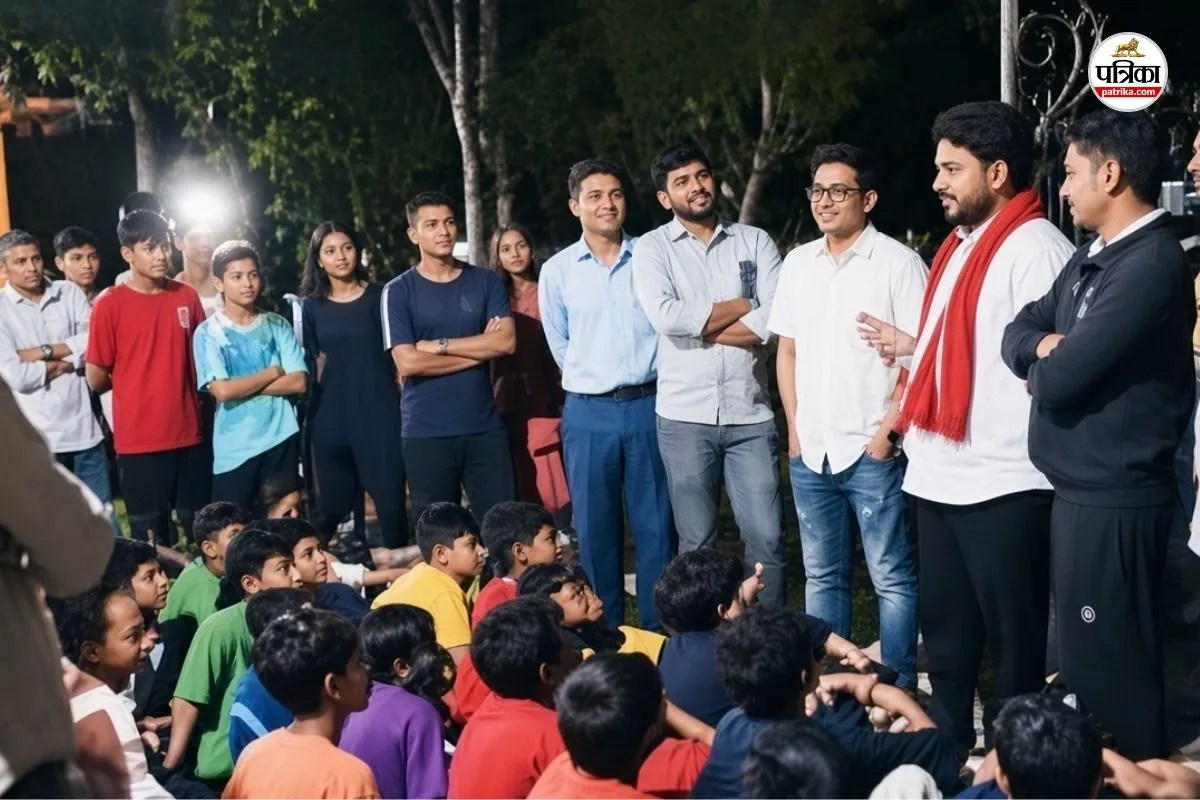 dungarpur eklavya school students foot march midnight administration stir
