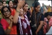 Daughter demanding justice after father death (फोटो सोर्स : Ritesh Singh )