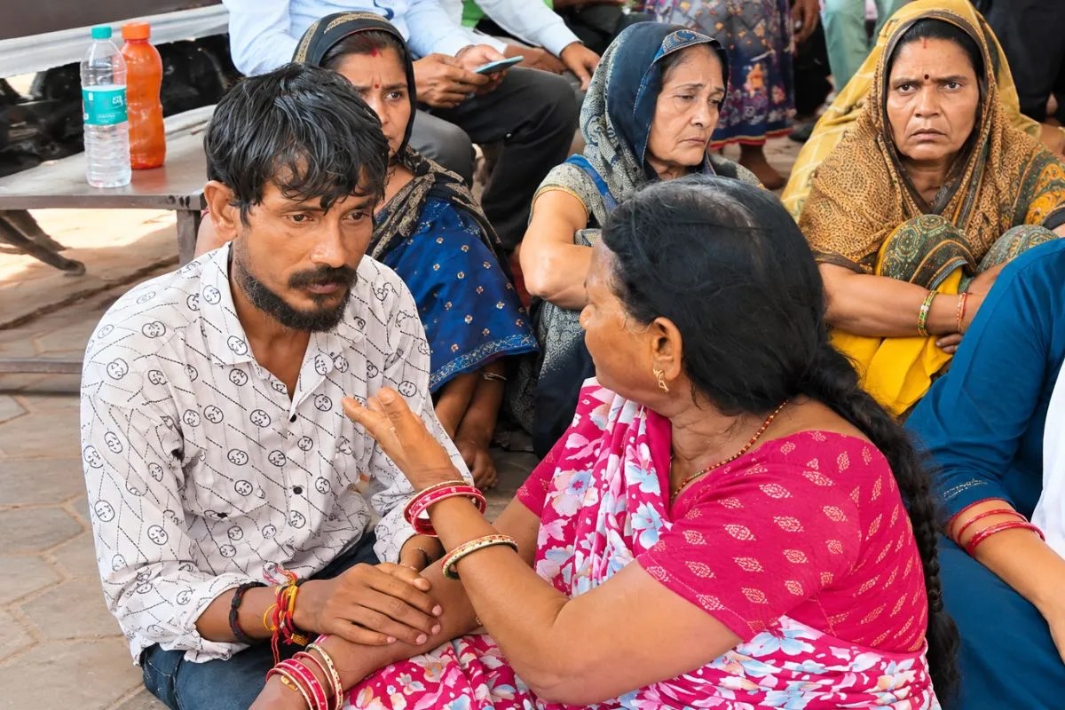 image of kota woman death protest