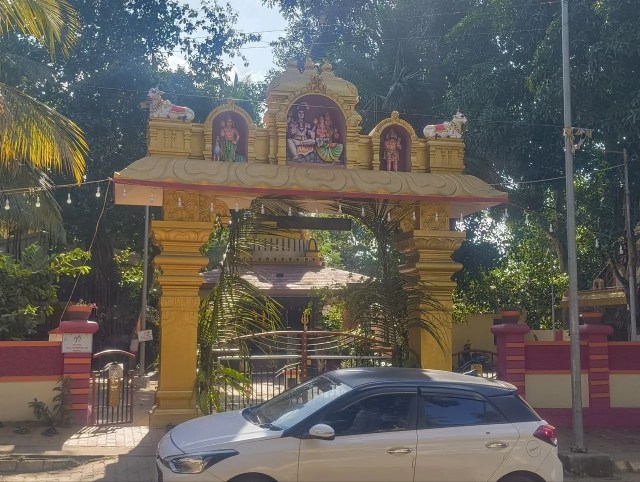 मुख्य मंदिर: गोकुल रोड इंडस्ट्रीयल एस्टेट स्थित गणेश मंदिर का मुख्य दृश्य।