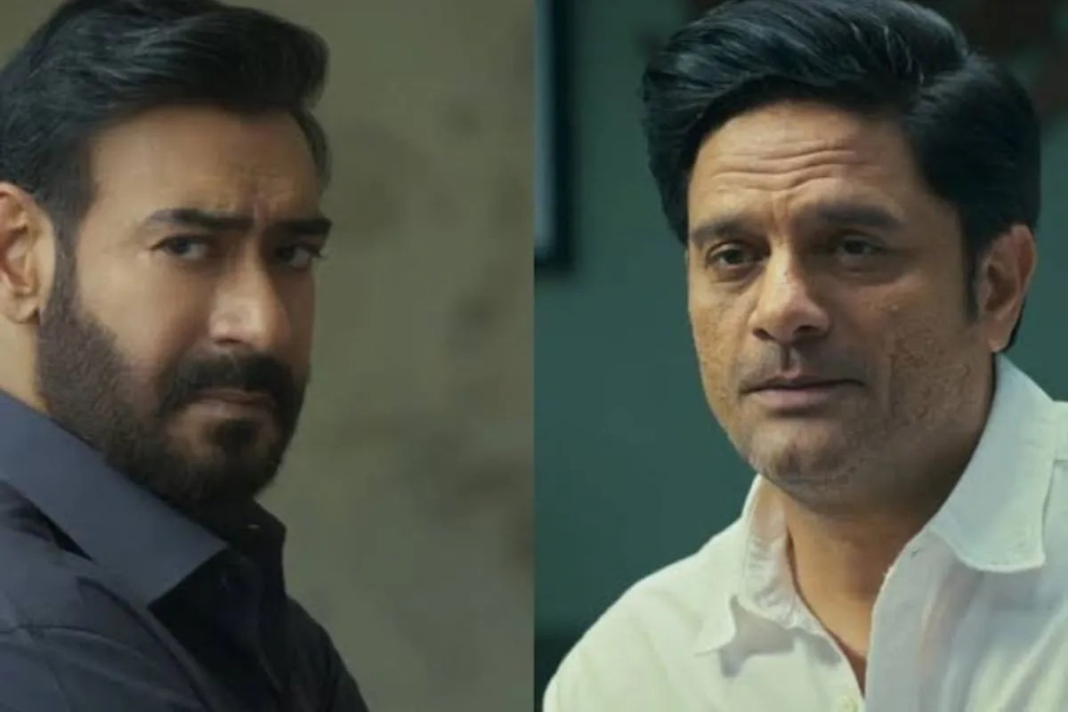 Jaideep Ahlawat and Ajay Devgn in Drishyam 3