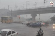 jaipur heavy rain hail fell imd issues new update orange alert