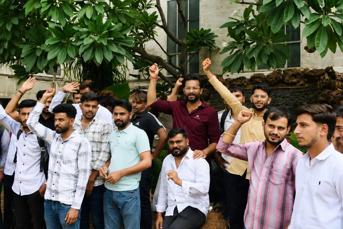 jaipur sms protest news