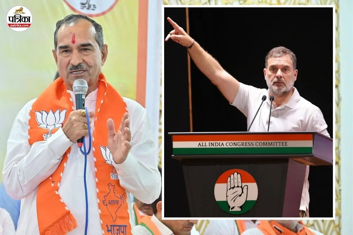 madan rathore viral video rahul gandhi foreign funding barmer bjp meet