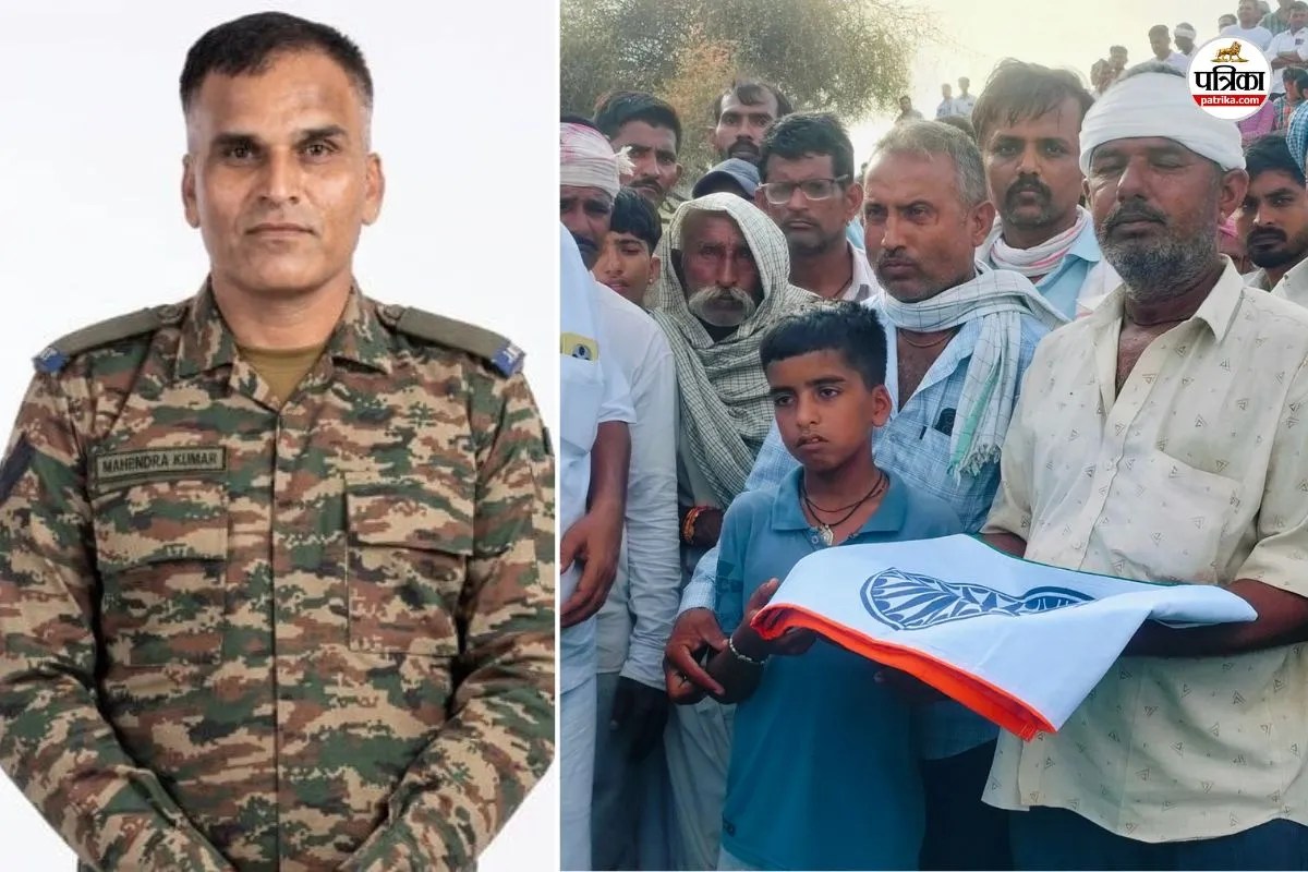barmer army havildar mahendra kumar dies mourning grips village