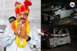 mla shatrughan gautam road accident