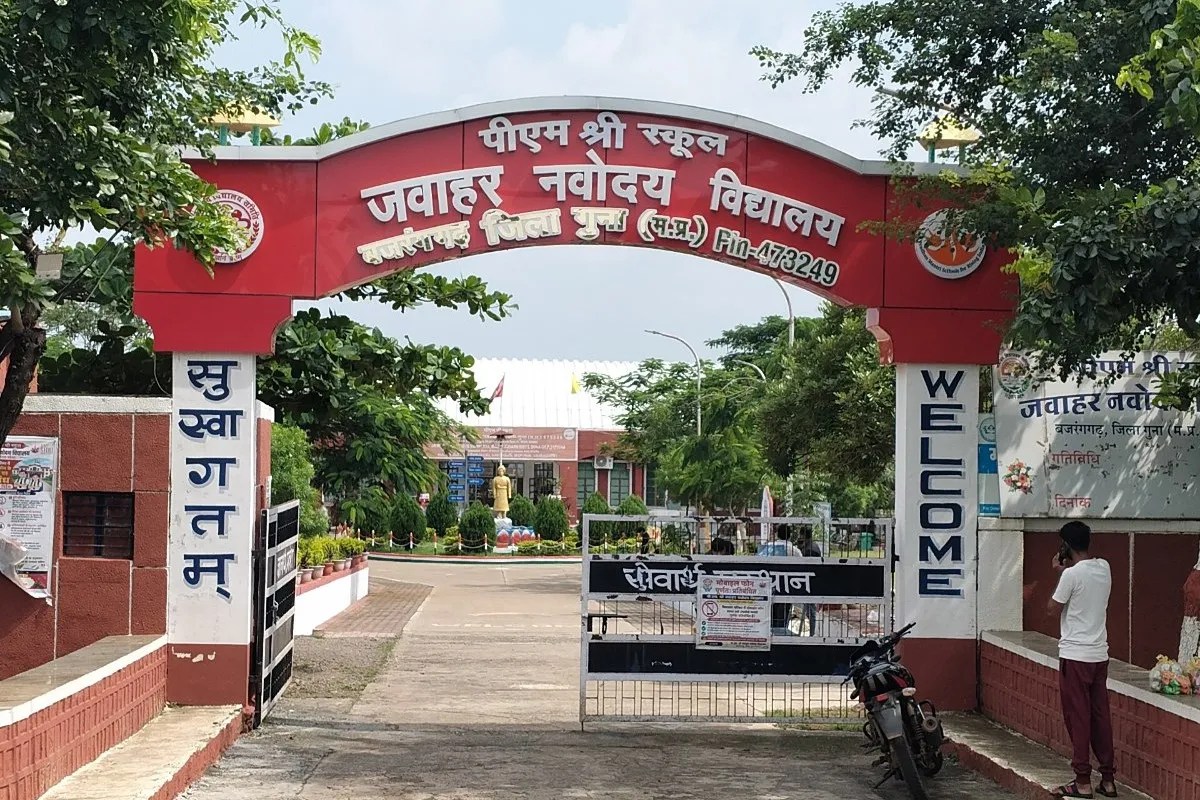Navodaya Vidyalaya Students Protest