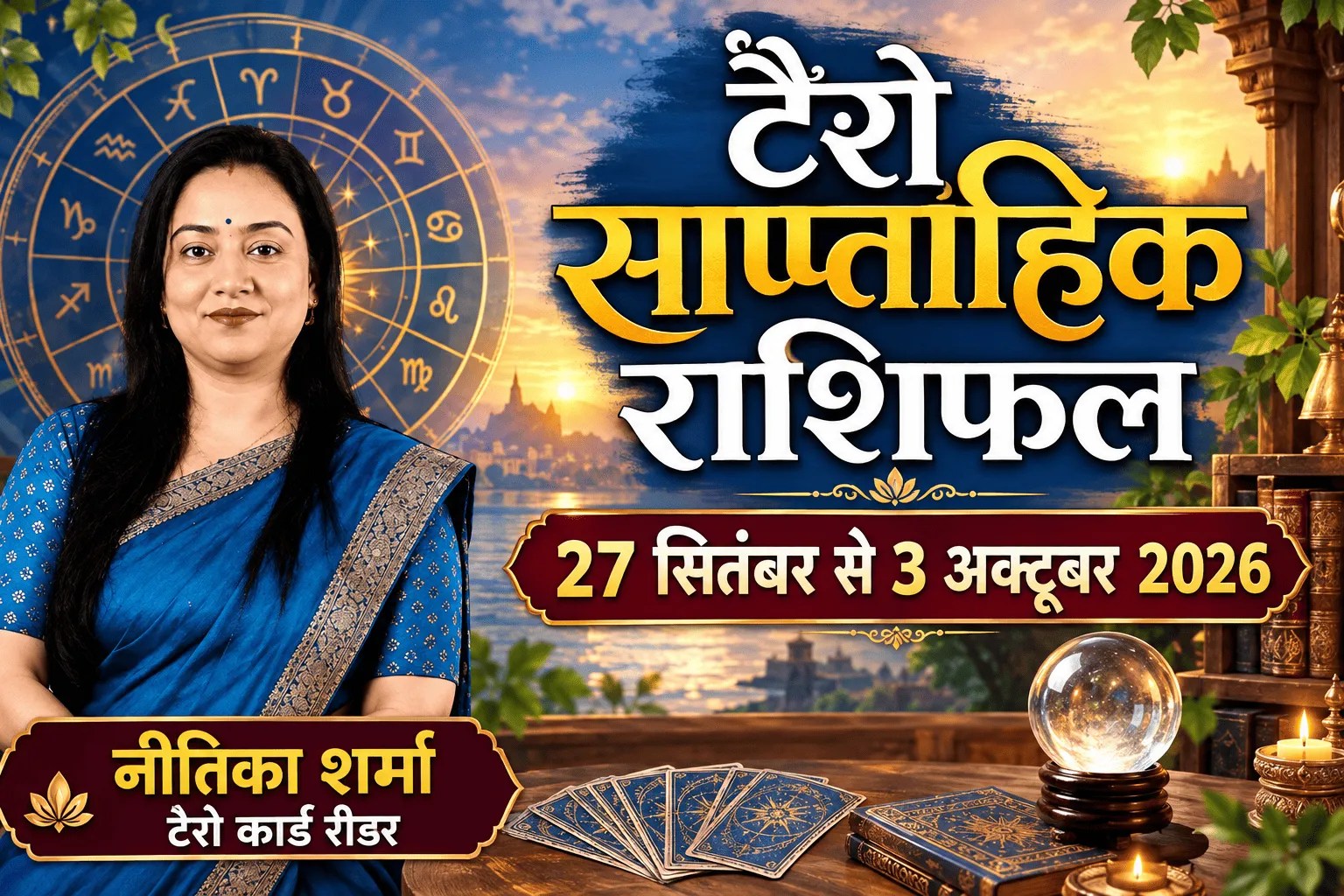 tarot saptahik rashifal weekly horoscope 27 september-3 october 2026