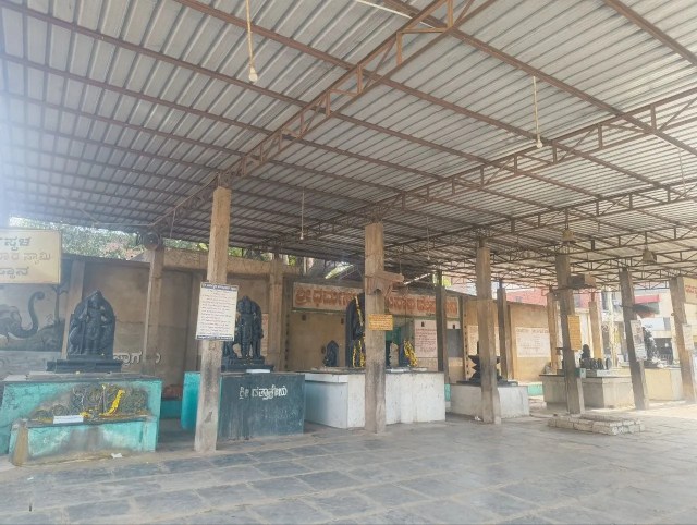 एक परिसर, अनेक देव: गणेश प्रतिमाओं के साथ विराजमान अन्य देवी-देवताओं की प्रतिमाएं।