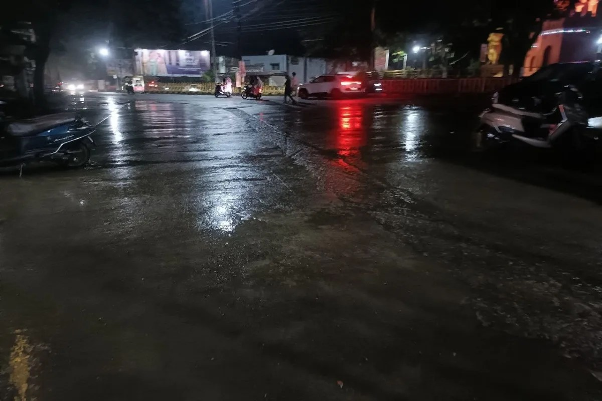 Drizzling rain
