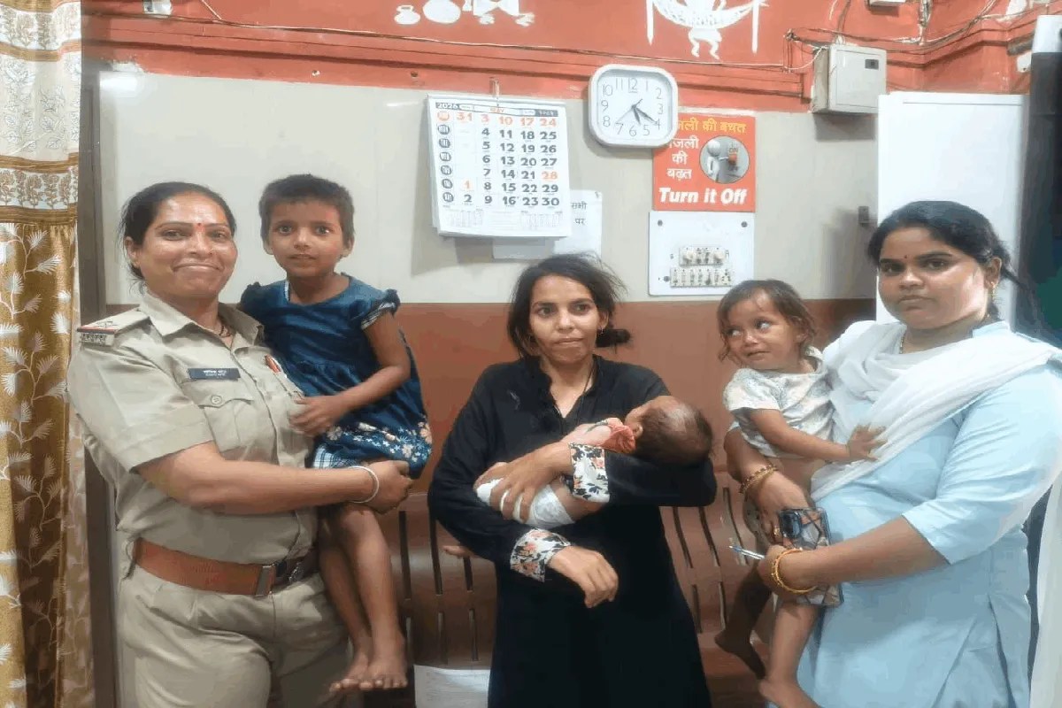 भोपाल में 3 बेटियों को पुलिस ने दिया सहारा