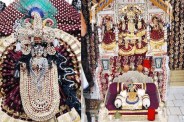 विदिशा के नंदवाना के राधा रानी मंदिर में हुई मंगला आरती