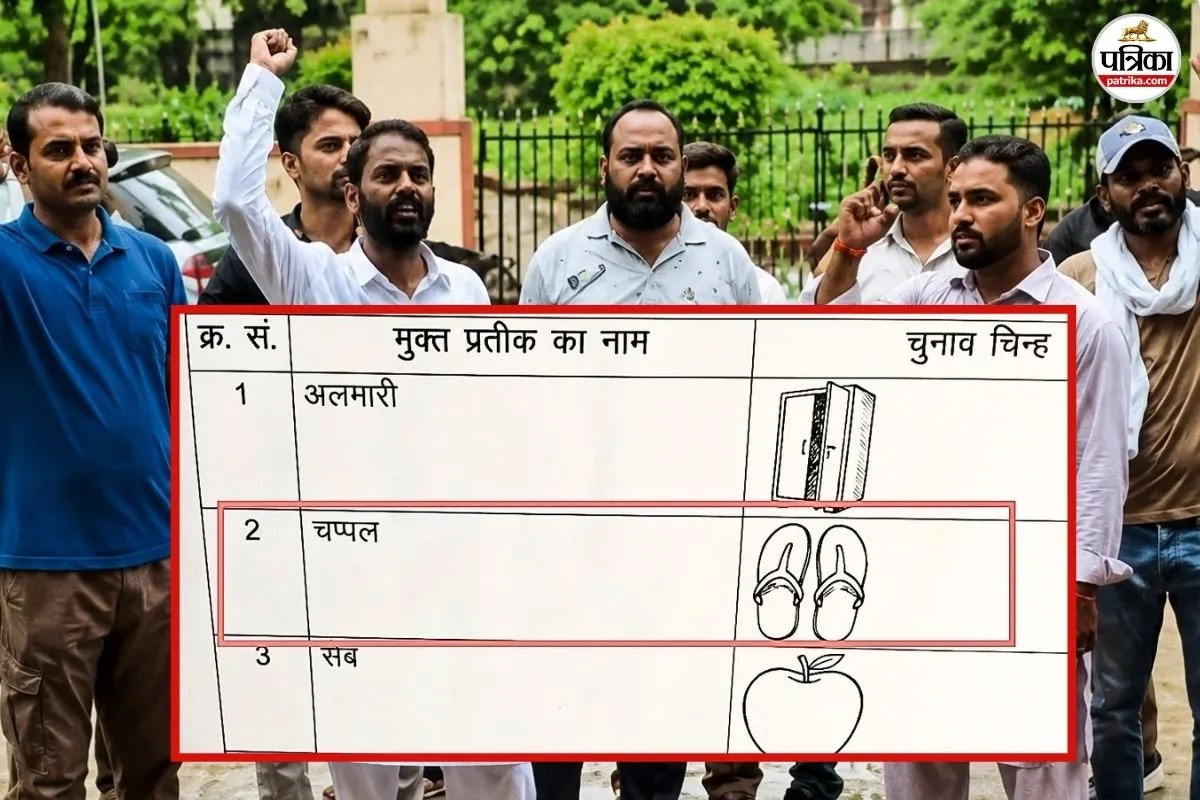rajasthan local body election 2026 slipper symbol controversy independent candidates revolt