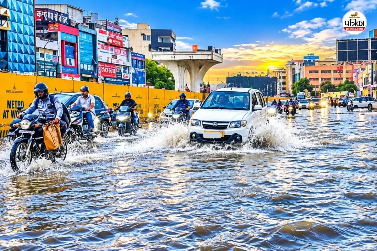 meteorological department prediction rajasthan next five days dry weather