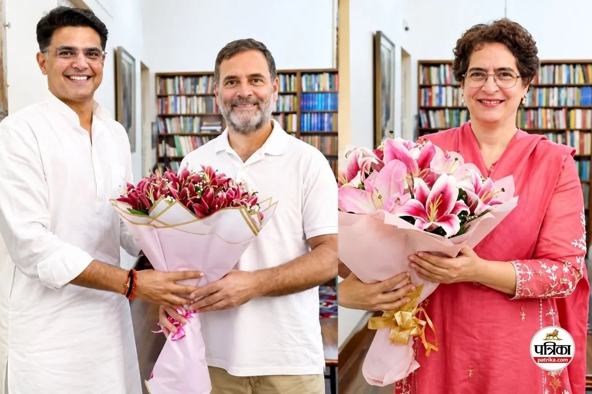sachin pilot meets rahul priyanka in delhi after punjab incharge role