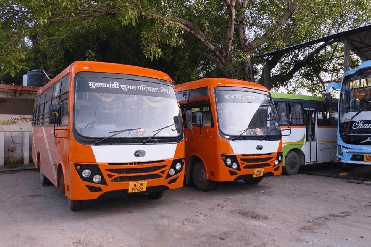 sugam parivahan seva old buses painted as new