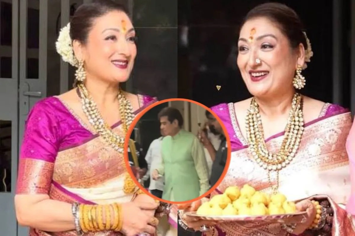 Jeetendra Visits Sunita Ahuja Ganpati