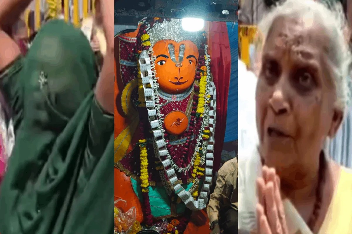 ujjain khade hanumanji relocation devotees anger video viral