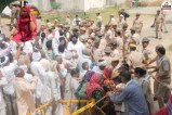 villagers storm police station over missing girl lathi charge