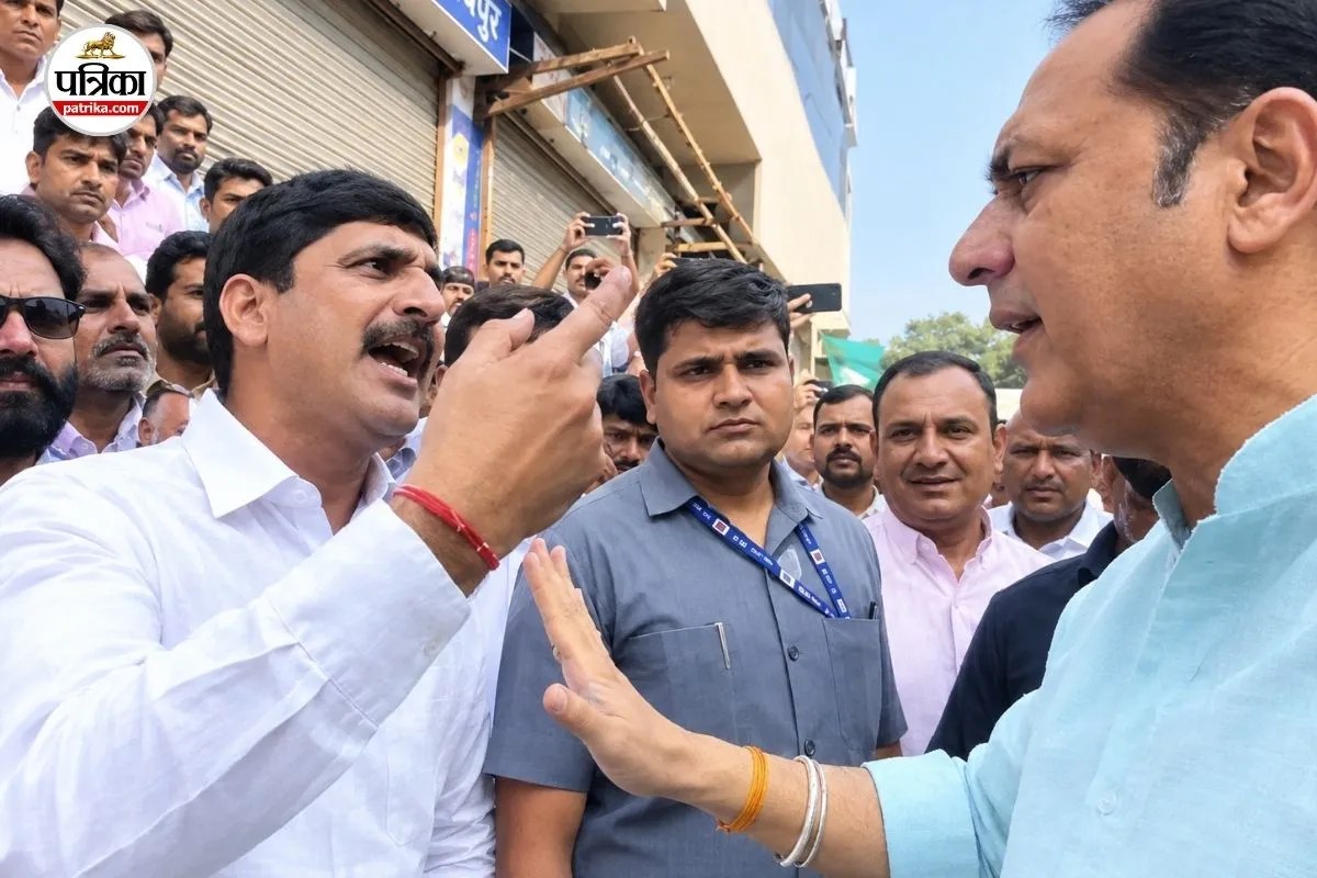 viratnagar pawta nagar palika election kuldeep dhankhar indraj gurjar dispute