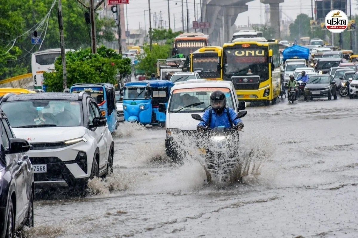 rajasthan 4 days rain 12 sept 34 districts thunder strong wind yellow alert
