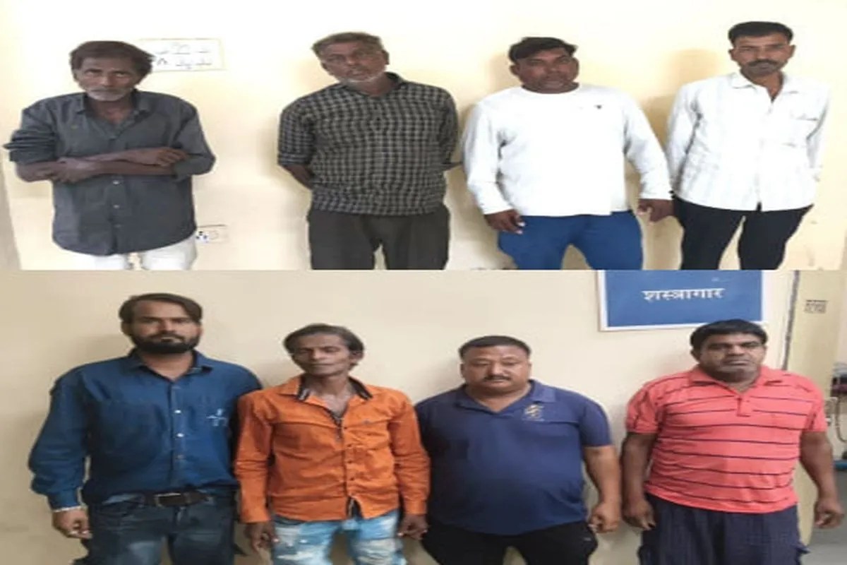 सीनियर रेलवे इंस्टीट्यूट के पीछे चल रहा था जुए का अड्डा