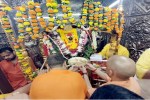 मुख्यमंत्री योगी आदित्यनाथ ने विंध्याचल धाम में मां विंध्यवासिनी के दर्शन-पूजन किए (फोटो सोर्स : Ritesh Singh )