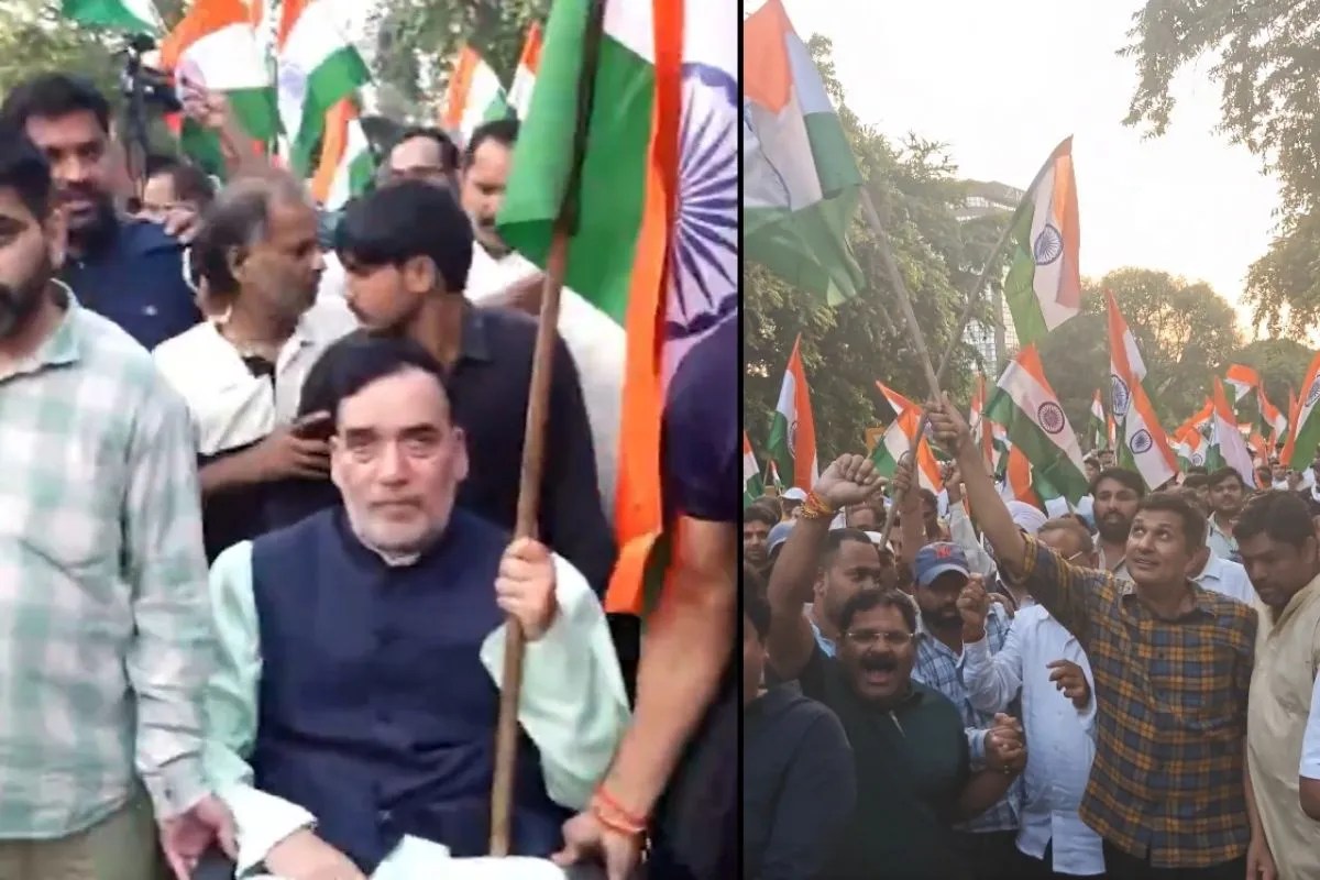‘ज्ञानेश कुमार के इस्तीफे तक विरोध रहेगा जारी’, तिरंगा मार्च में पहुंचे आम आदमी पार्टी के कई नेता