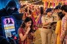 AI generated image of Dandiya Nights Online Scams