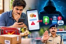 AI generated image of Parcel delivery scam