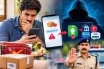 AI generated image of Parcel delivery scam