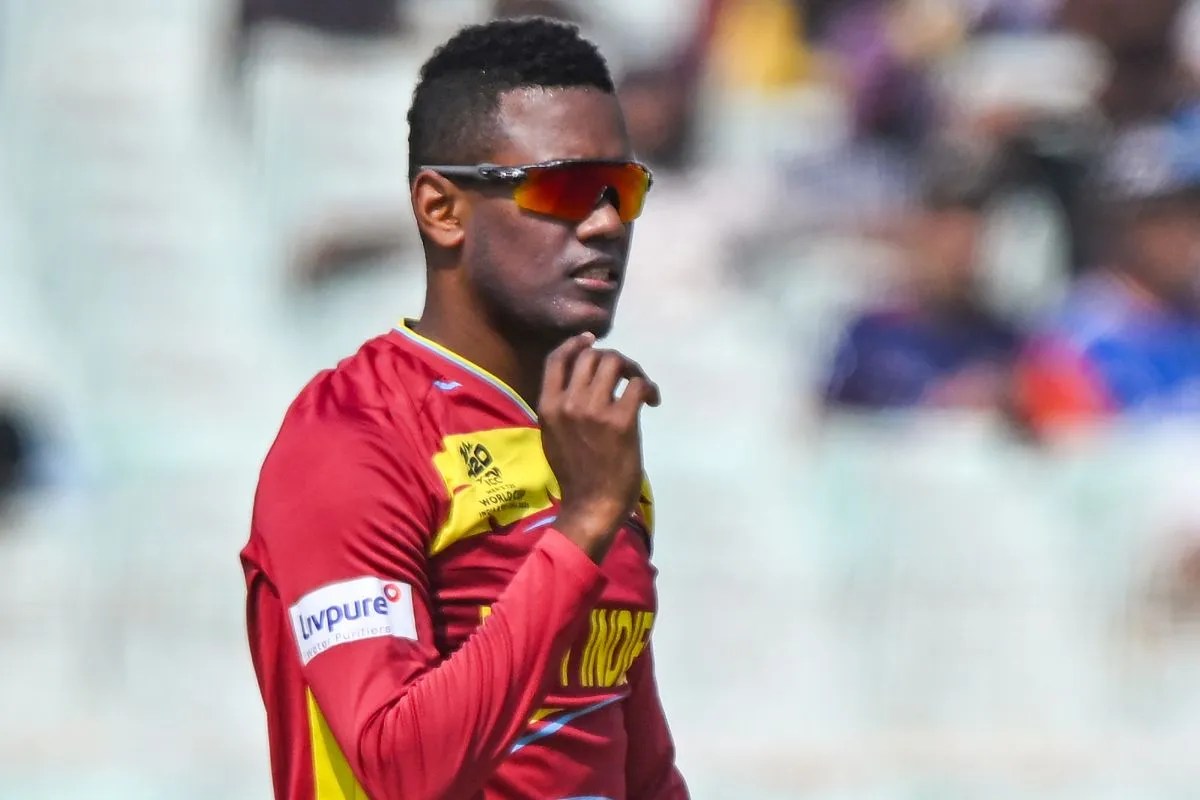 Akeal Hosein 100th T20I