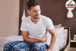 sick patient in signs of a severe bacterial infection