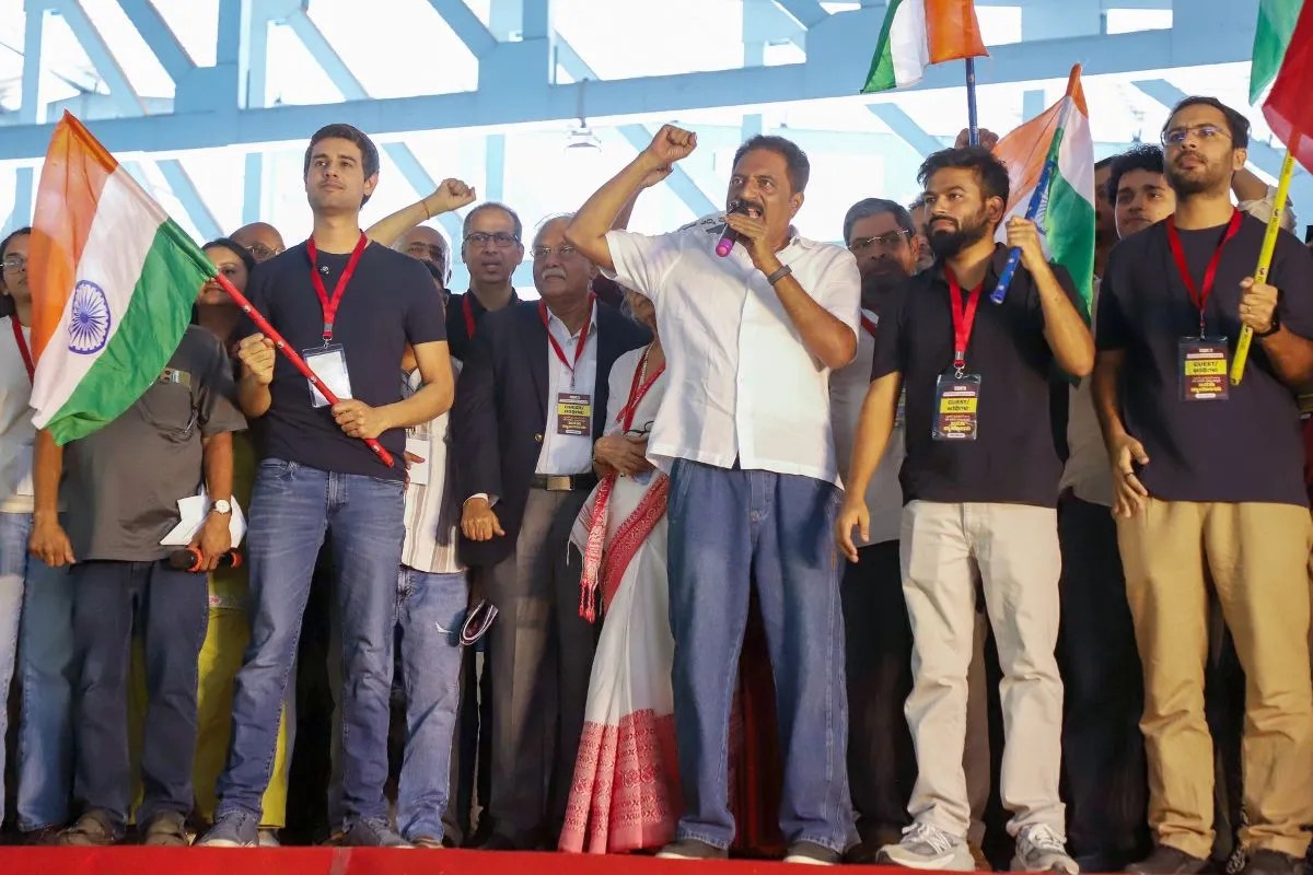 Prakash Raj in CJP Bengaluru Protest