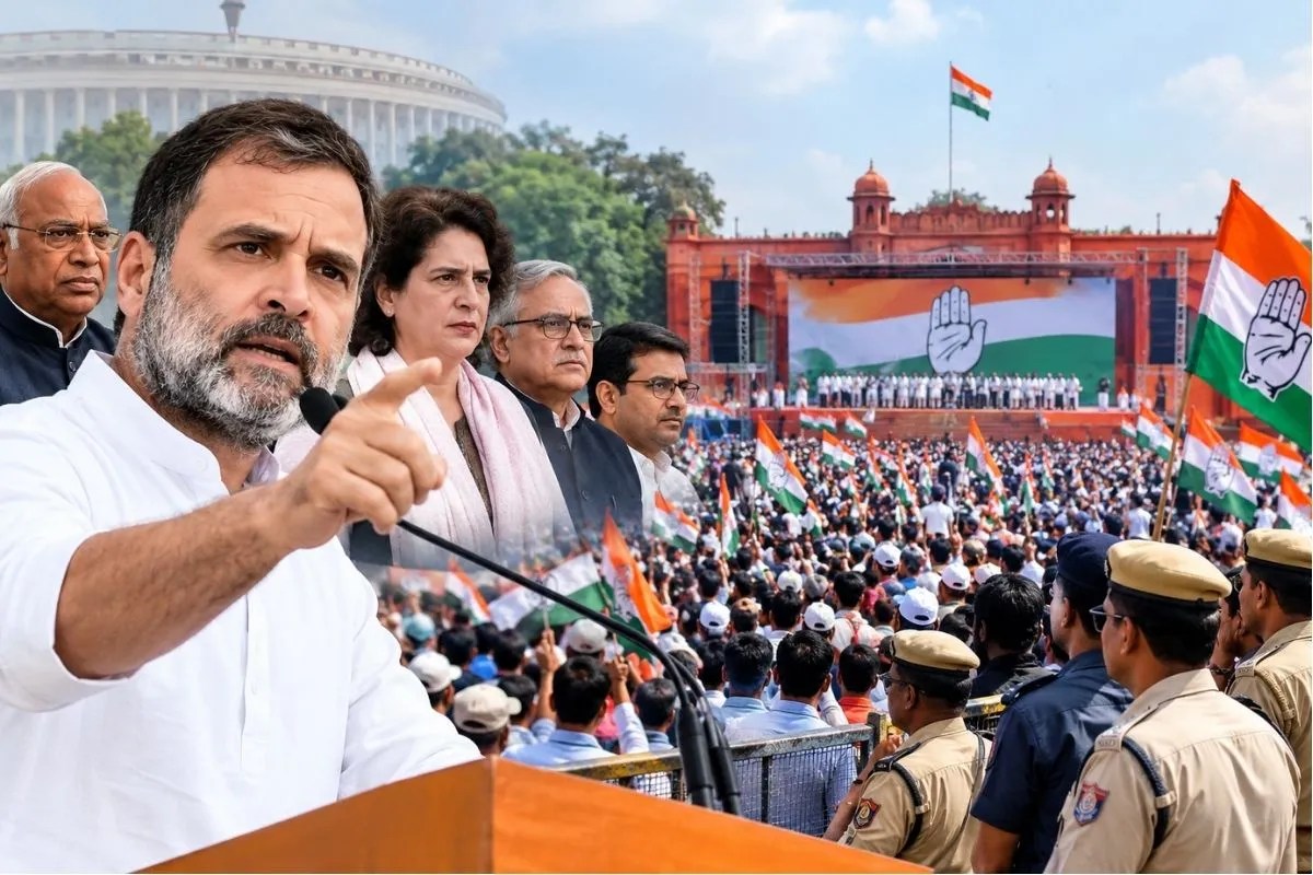 रामलीला मैदान में गरजेगी कांग्रेस: 1 नवंबर को SIR के खिलाफ महारैली, दिल्ली पुलिस से मिली मंजूरी