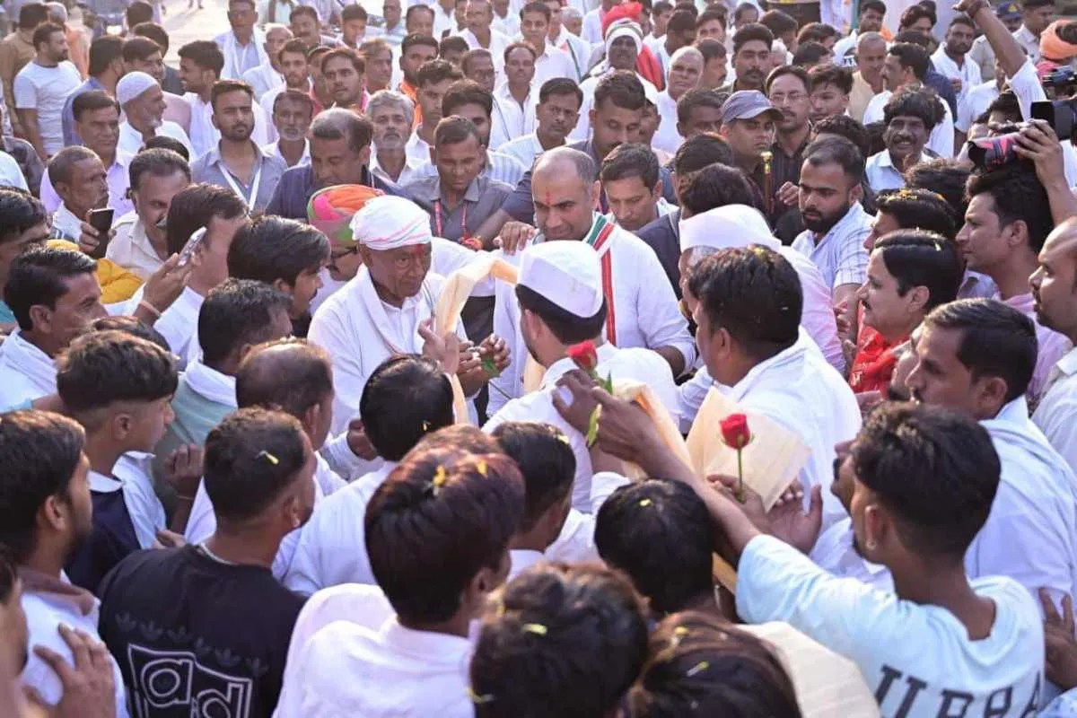 सातवें दिन सारंगपुर पहुंची दिग्विजय सिंह की सत्य सनातन स्वाभिमान यात्रा