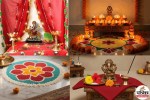 Budget friendly Navratri home decoration Easy temple decoration ideas for Navratri