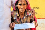 Elderly Woman Water Bill